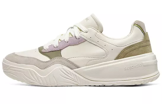 Кроссовки Skechers Skateboarding Shoes Women's Low-top Beige, фиолетовый