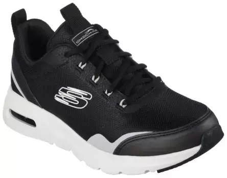 Кроссовки Skechers "SKECH-AIR COURT GOOD NEWS", с мягкой стелькой, повседневная обувь, полуботинки, туфли на шнуровке, черно-белый