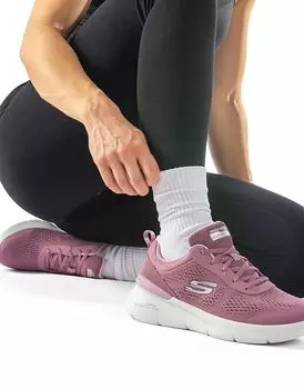 Кроссовки Skechers Skech-air dynamight 2.0 new heights в лиловом цвете