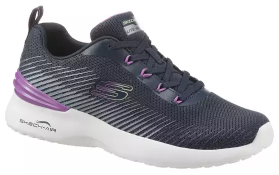 Кроссовки Skechers "SKECH-AIR DYNAMIGHT LUMINOSITY", с эффектом памяти, повседневная обувь, полуботинки, туфли на шнуровке, фиолетовый