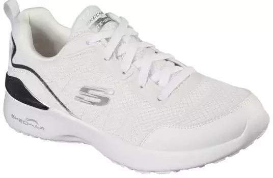 Кроссовки Skechers "SKECH-AIR DYNAMIGHT", с металлическими деталями, повседневная обувь, полуботинки, туфли на шнуровке, белый