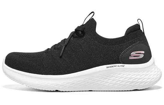 Кроссовки Skechers Skech-Lite Pro Lifestyle Shoes Women's Low-top Black/White, черный