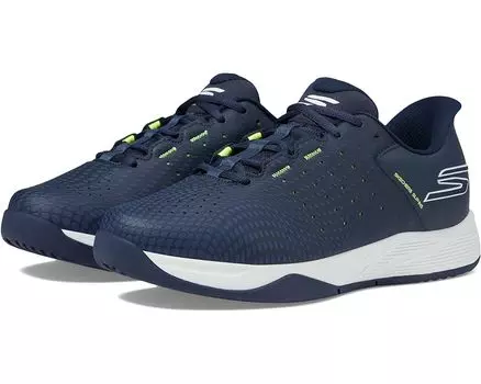 Кроссовки SKECHERS Skechers Pickleball Slip-ins Relaxed Fit: Viper Court Reload, цвет Navy/Yellow