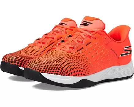 Кроссовки SKECHERS Skechers Pickleball Slip-ins Relaxed Fit: Viper Court Reload, цвет Coral/Multi