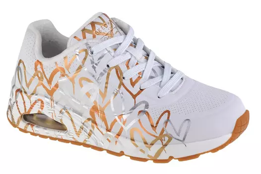 Кроссовки Skechers Skechers Uno Metallic Love, белый