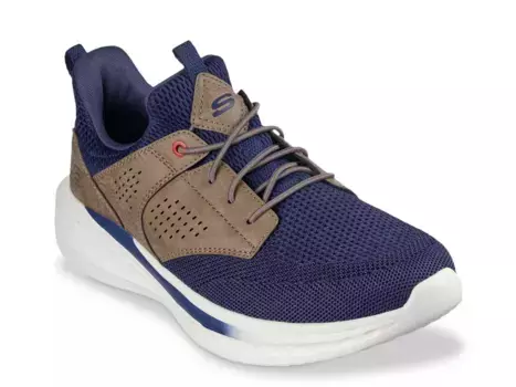 Кроссовки Skechers Slade Breyer — мужские, темно-синий/бежевый