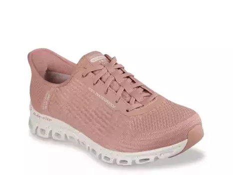 Кроссовки Skechers Slip-Ins Glide-Step Rainy Day — женские, светло-розовые