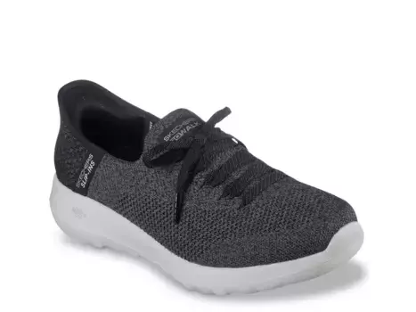 Кроссовки Skechers Slip-Ins GO Walk Joy Abby — женские, черные/серые