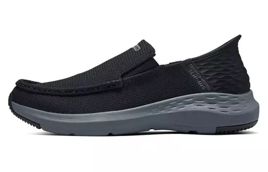 Кроссовки Skechers Slip Ins Lifestyle Shoes Men Low-top Black/Charcoal Grey/BKCC, черный