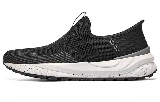 Кроссовки Skechers Slip Ins Lifestyle Shoes Men Low-top Black, черный