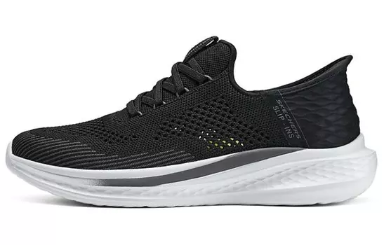 Кроссовки Skechers Slip Ins Lifestyle Shoes Men Low-top Black, черный