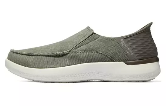 Кроссовки Skechers Slip Ins Lifestyle Shoes Men Low-top Khaki, хаки