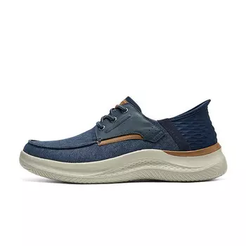 Кроссовки Skechers Slip Ins Lifestyle Shoes Men Low-top Blue, синий