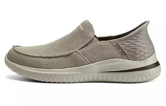 Кроссовки Skechers Slip Ins Lifestyle Shoes Men Low-top Taupe, коричневый