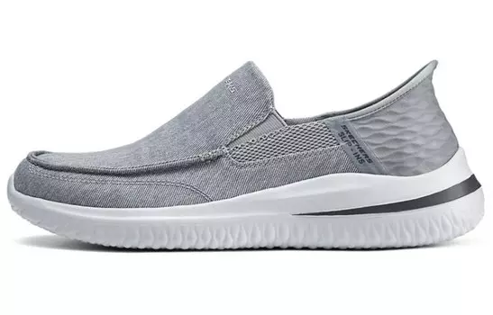 Кроссовки Skechers Slip Ins Lifestyle Shoes Men Low-top, светло-серый