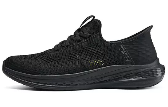 Кроссовки Skechers Slip Ins Lifestyle Shoes Men Low-top Black, черный
