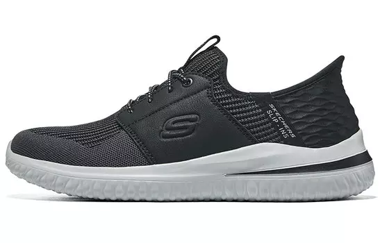 Кроссовки Skechers Slip Ins Lifestyle Shoes Men Low-top Black, черный
