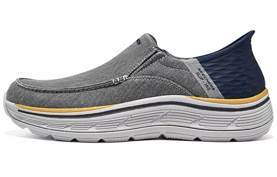 Кроссовки Skechers Slip Ins Lifestyle Shoes Men Low-top Gray, серый
