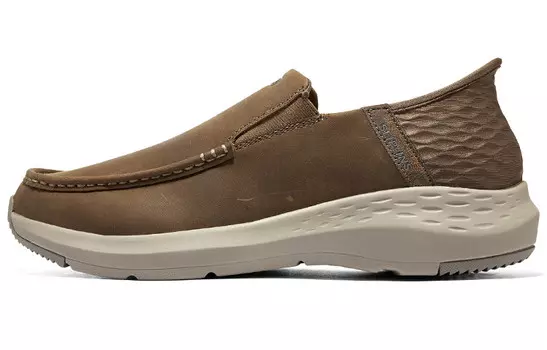 Кроссовки Skechers Slip Ins Lifestyle Shoes Men Low-top Brown, коричневый
