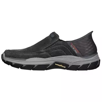 Кроссовки Skechers Slip Ins Lifestyle Shoes Men Low-top Gray, черный