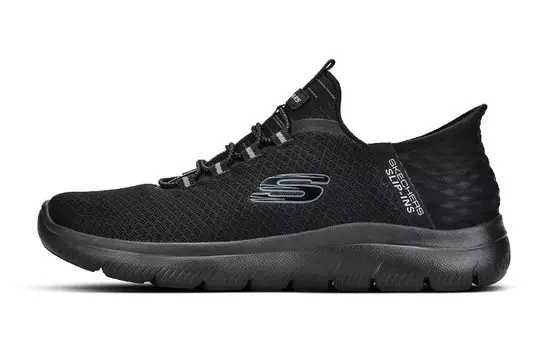 Кроссовки Skechers Slip Ins Lifestyle Shoes Men Low-top Black/white, черный