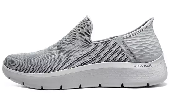 Кроссовки Skechers Slip Ins Lifestyle Shoes Men Low-top Gray/White, серый/белый
