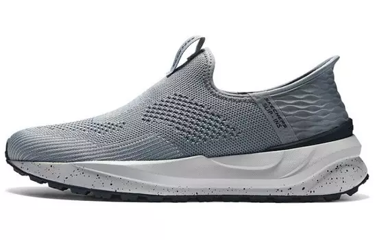 Кроссовки Skechers Slip Ins Lifestyle Shoes Men Low-top Gray, серый