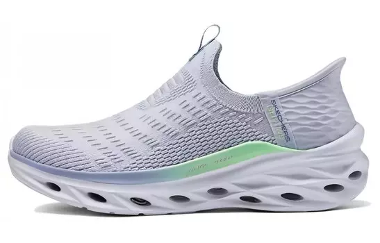 Кроссовки Skechers Slip Ins Lifestyle Shoes Women's Low-top Blue, синий