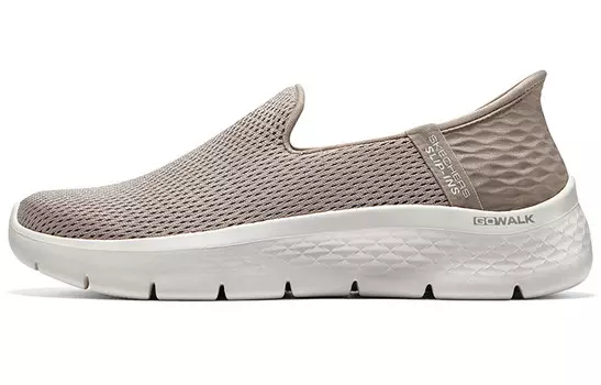 Кроссовки Skechers Slip Ins Lifestyle Shoes Women's Low-top Grey/white, серый/белый