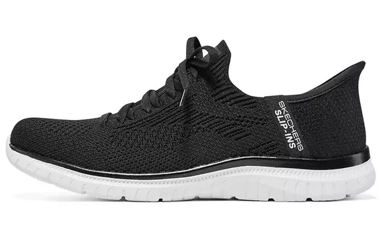 Кроссовки Skechers Slip Ins Lifestyle Shoes Women's Low-top Black/white, черный