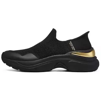 Кроссовки Skechers Slip Ins Lifestyle Shoes Women's Low-top Black/yellow, черный