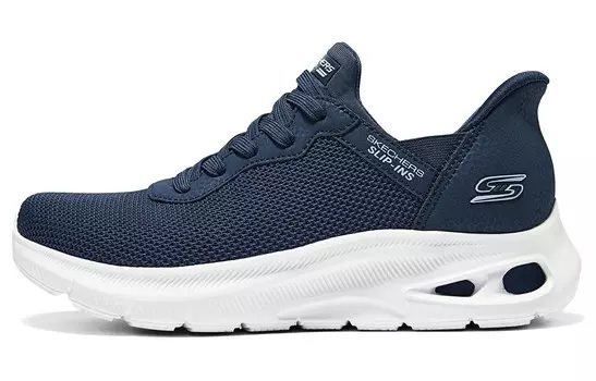 Кроссовки Skechers Slip Ins Lifestyle Shoes Women's Low-top Blue, синий