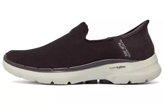Кроссовки Skechers Slip Ins Lifestyle Shoes Women's Low-top Brown, цвет Russet