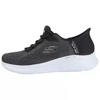 Кроссовки Skechers Slip Ins Lifestyle Shoes Women's Low-top Black/white, белый