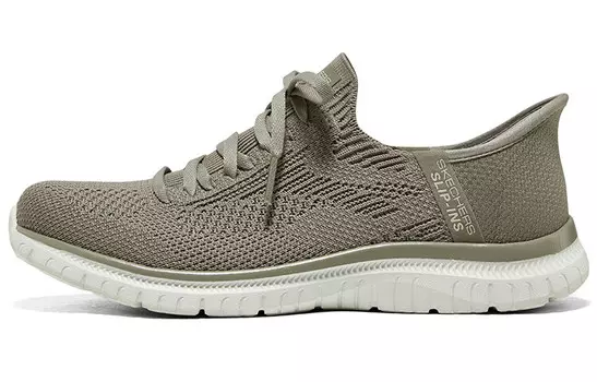Кроссовки Skechers Slip Ins Lifestyle Shoes Women's Low-top Green, зеленый