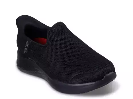 Кроссовки Skechers Slip-Ins Lite Pro Slip-On — женские, черные