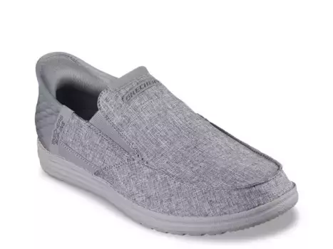 Кроссовки Skechers Slip-ins Relaxed Fit Melson Medford, серые