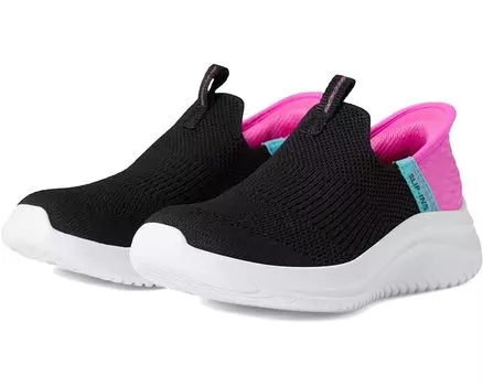 Кроссовки Skechers Slip-Ins - Ultra Flex 3.0 - Fresh Time, цвет Black/Pink