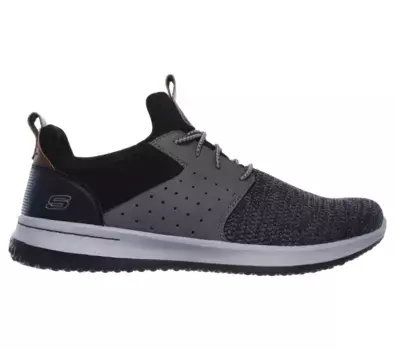 Кроссовки Skechers Slip-On "Delson-Camben", повседневная обувь без шнуровки с практичной резинкой, черный