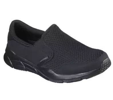 Кроссовки Skechers Slip-On "Equalizer", слипоны, повседневная обувь с эффектом пены с эффектом памяти с воздушным охлаждением, черный