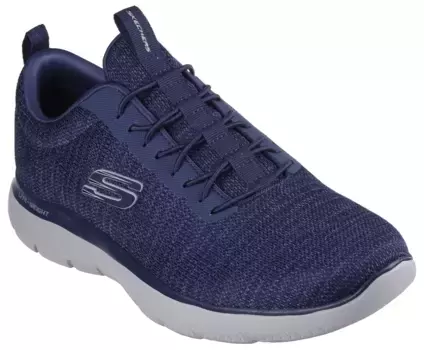 Кроссовки Skechers Slip-On "SUMMITS-", тапочки, повседневная обувь, полуботинки с эластичными шнурками, серый