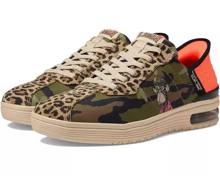 Кроссовки SKECHERS Snoop Dogg:Doggy Air-Dr. Bombay Hands Free Slip-Ins, зеленый