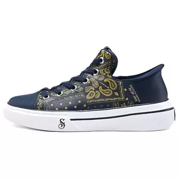 Кроссовки Skechers SNOOP Skateboarding Shoes Men Low-top, темно-синий