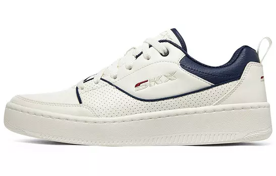 Кроссовки Skechers Sport Court 92 Skateboarding Shoes Men Low-top White/Royal Blue, белый/синий