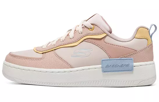 Кроссовки Skechers Sport Court 92 Skateboarding Shoes Women's Low-top Pink/blue, розовый