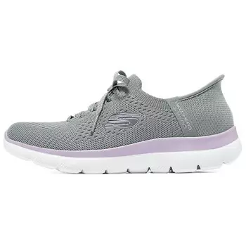 Кроссовки Skechers Sport Lifestyle Shoes Women's Low-top Grey/lilac, серый/сиреневый