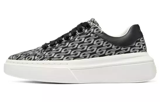 Кроссовки Skechers Sport Lifestyle Shoes Women's Low-top Black/White, черный/белый
