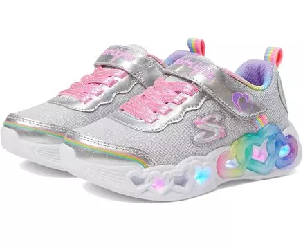 Кроссовки Skechers Sport Lighted- Infinite Heart Lights 303751L, серебряный/мульти