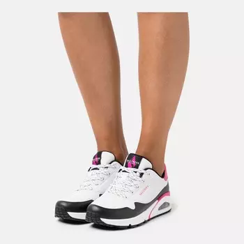 Кроссовки Skechers Sport Uno, white/black/pink