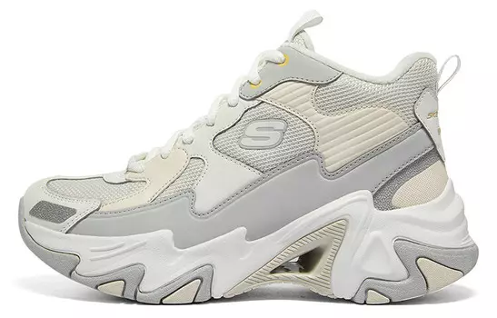 Кроссовки Skechers Stamina Airy Lifestyle Shoes Women's High-top Greige, серый